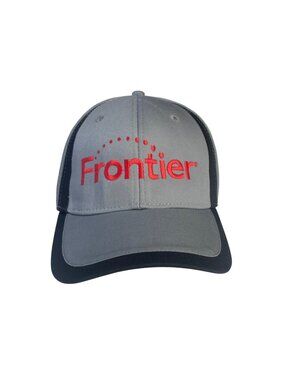 WearGuard Frontier Logo Baseball Cap Hat Gray Black Adjustable OS